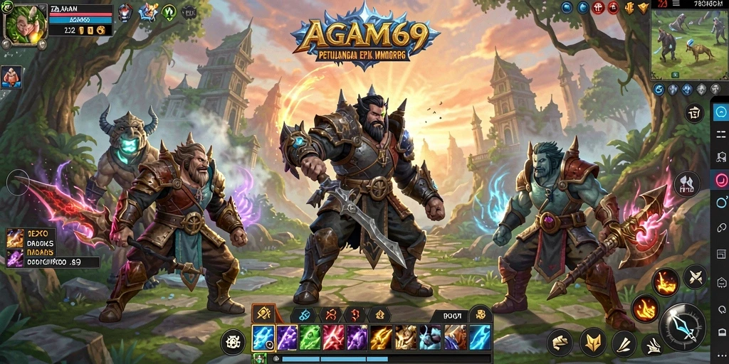 Tampilkan gameplay seru dari AGAM69 dalam petualangan MMORPG.