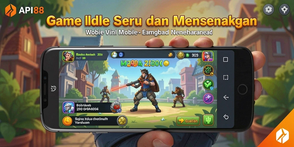 Screenshot utama API88 menampilkan gameplay santai dari game Idle.