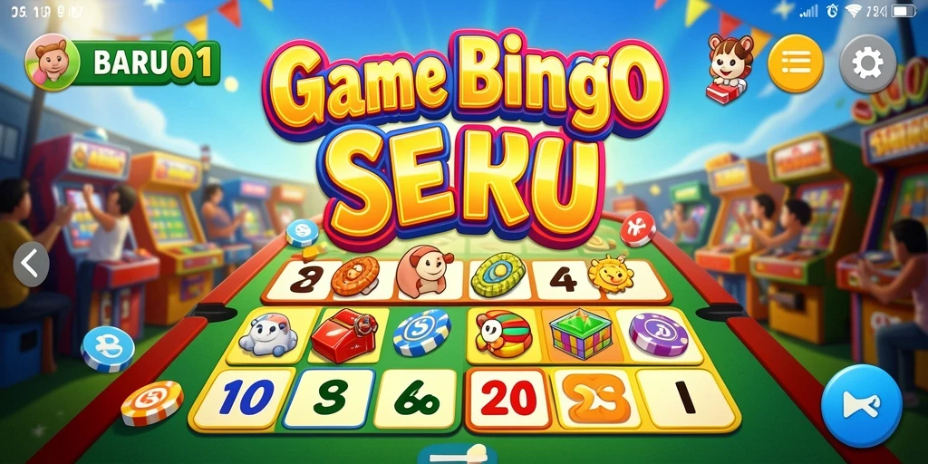 Screenshot gameplay BARU01 memperlihatkan momen seru bermain Bingo.