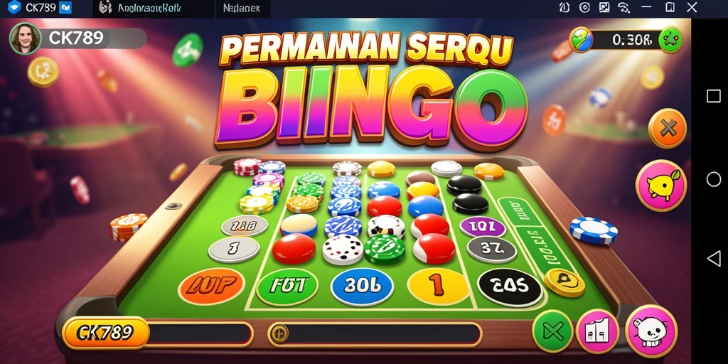 Tampilan utama permainan Bingo CK789 dengan desain menarik.
