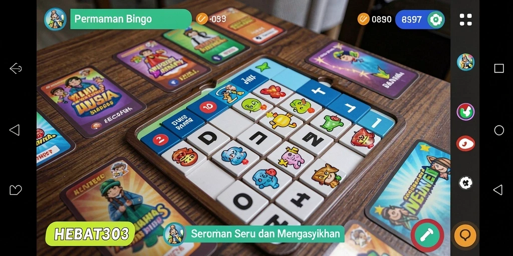 Screenshot gameplay HEBAT303 menunjukkan aksi seru Bingo.