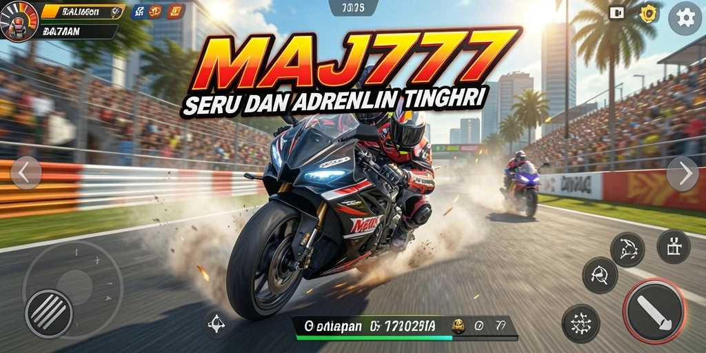 Gameplay seru dengan grafis balapan motor yang menakjubkan.
