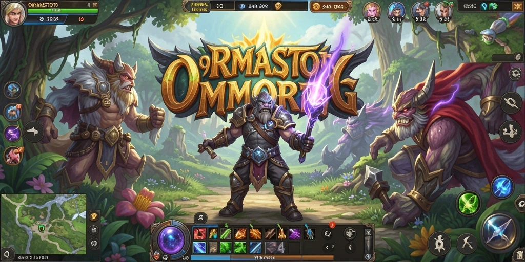 Tangkapan layar gameplay ORMASTOTO menampilkan petualangan seru dalam dunia MMORPG.