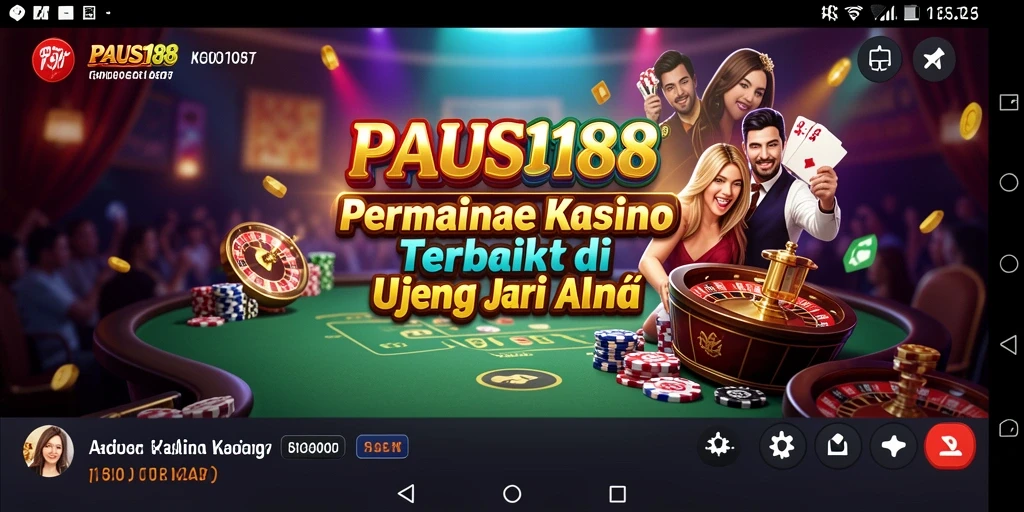 Tampilan gameplay PAUS188 yang mendebarkan dan interaktif di kasino.