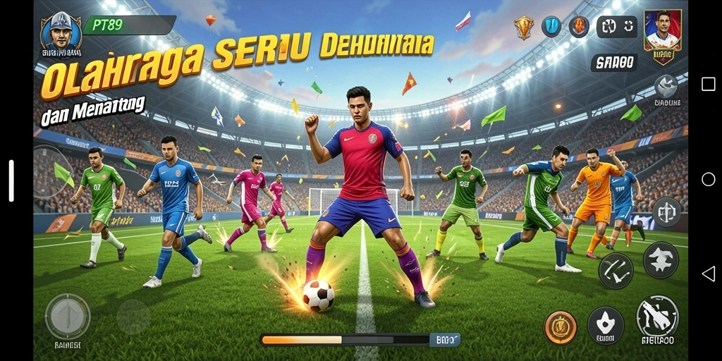 Gameplay PT89 yang menegangkan dan seru dalam olahraga.