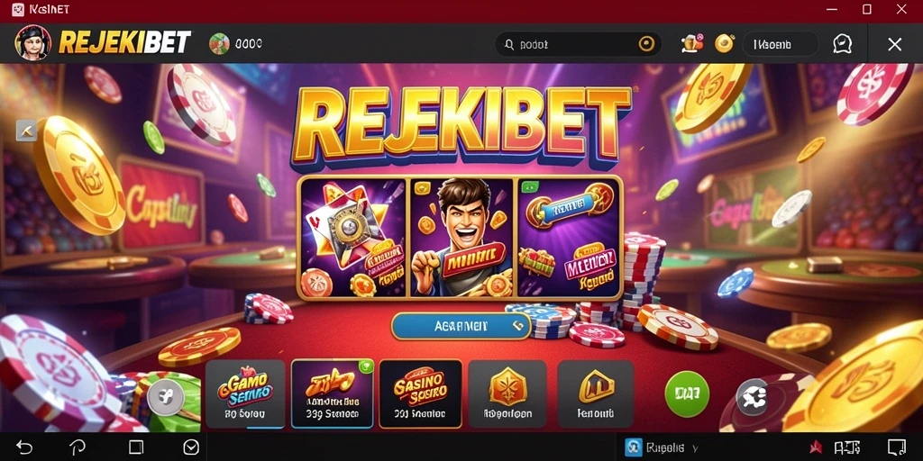Tampilan gameplay seru dan mendebarkan di REJEKIBET.