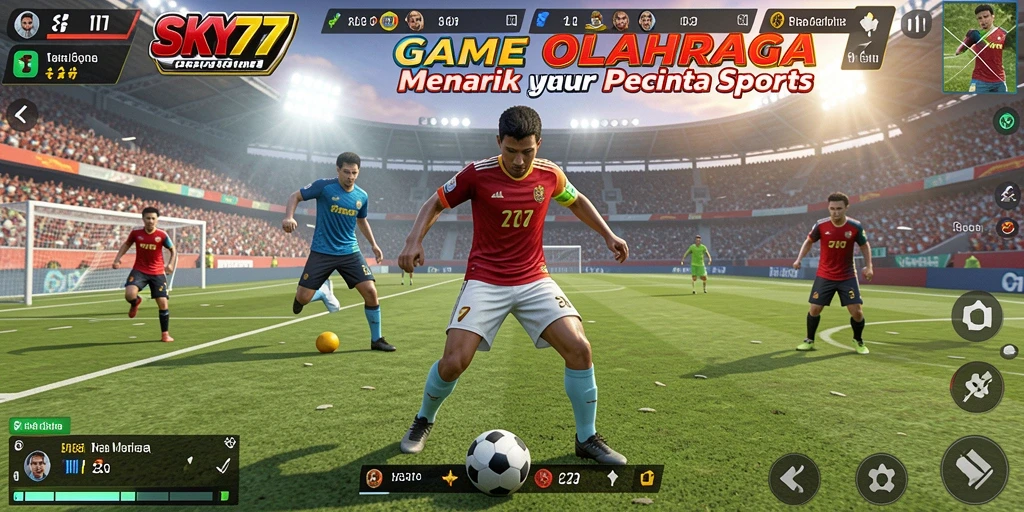 Tampilan gameplay menarik dari <strong>SKY77</strong> dengan aksi olahraga yang mendebarkan.