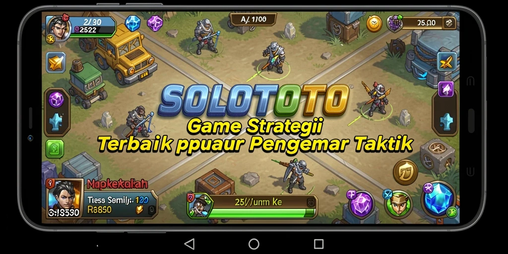 Tampilan gameplay menarik di SOLOTOTO dengan pertempuran strategis yang seru.